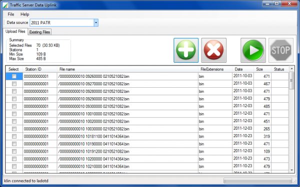 Uplink User Interface